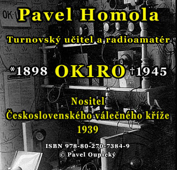 Pavel Homola: OK 1RO 1898 – 1945 (CD, e-kniha)