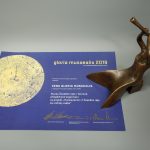 Cena pro expozici Horolezectví v Národní soutěži Gloria musaealis 2019 za Muzejní počin roku – soška a diplom