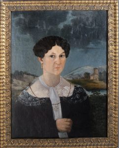 Portrét Heleny Werichové, 1829, stav po restaurování