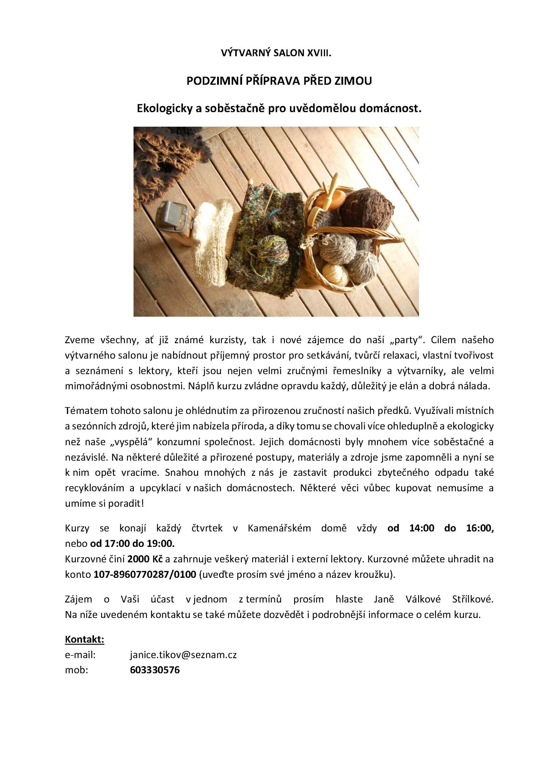Výtvarný salon XVIII. Info