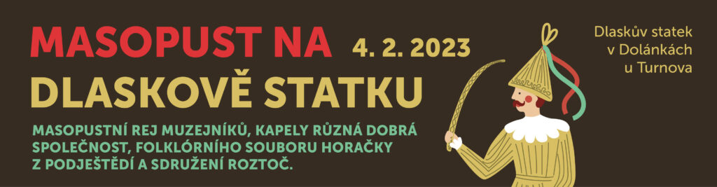 Banner Masopust na Dlaskově statku