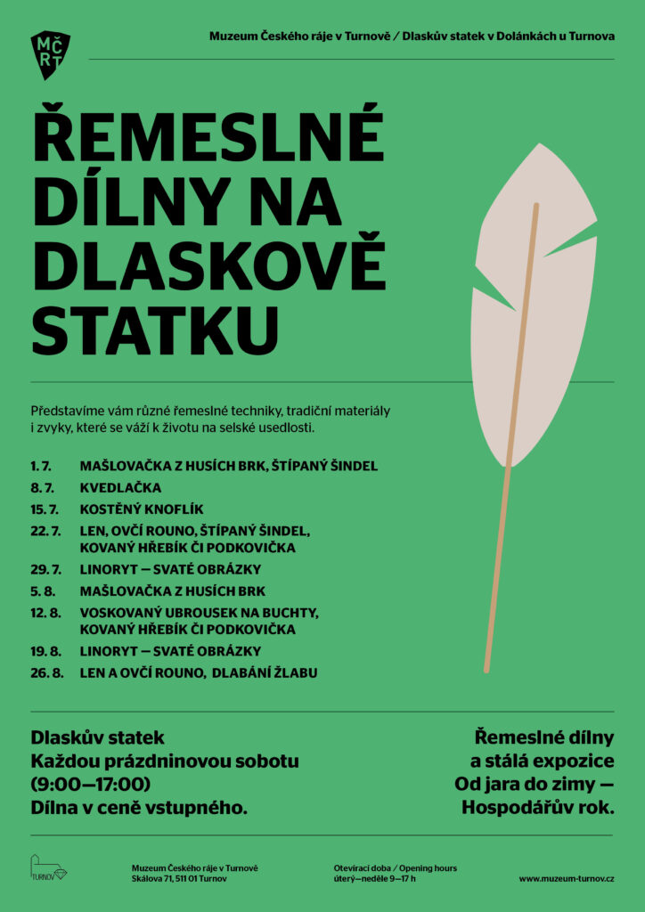 Řemeslné dílny na Dlaskově statku; Plakát