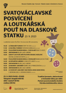 Plakát Svatováclavské posvícení na Dlaskově statku