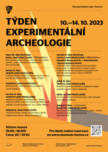 Týden experimentální archeologie Plakát