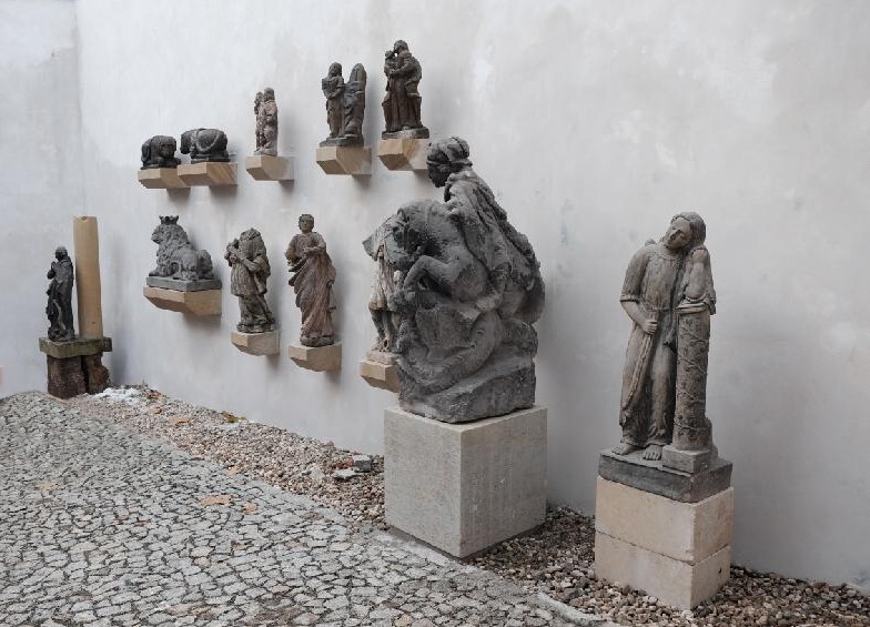 Lapidárium soch v Muzeu Českého ráje v Turnově