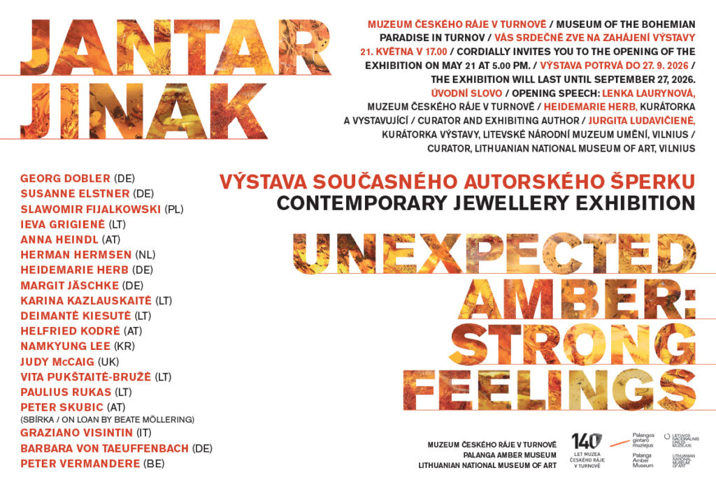Pozvánka na výstavu „Jantar jinak"