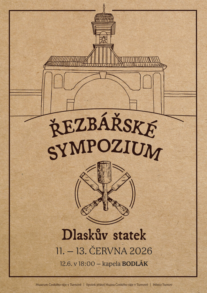 Plakát: Dlaskův statek, řezbářské sympozium