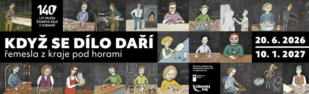 Výstava „Když se dílo daří" web banner