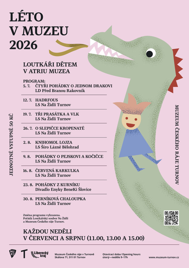 Plakát: Loutkáři v atriu muzea