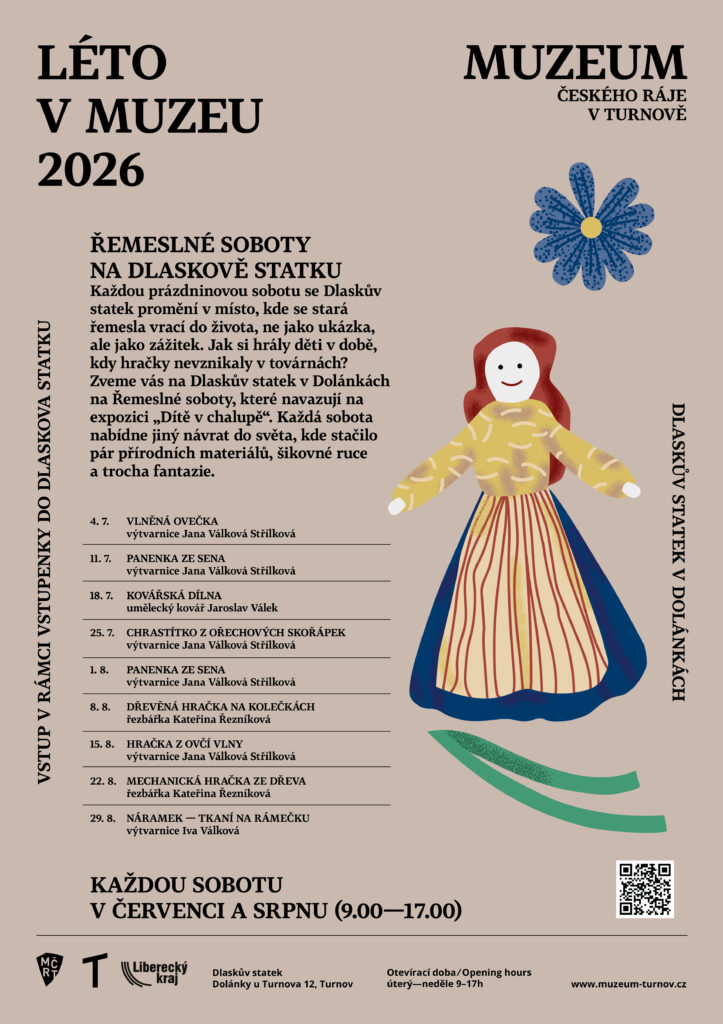 Plakát: Řemeslné soboty na Dlaskově statku